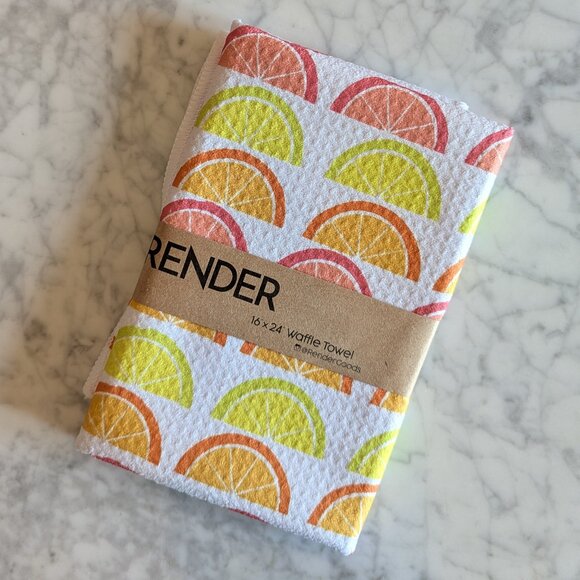 Eco-Friendly Patterned Waffle Towel - Picture 1 of 3